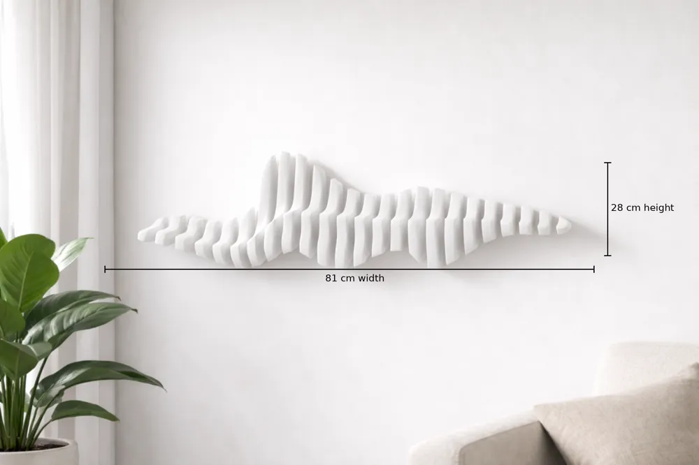 Functional Wall Art - Free 3D Print Model - MakerWorld - Functional Wall Art In Corrugated Tile For Apartments