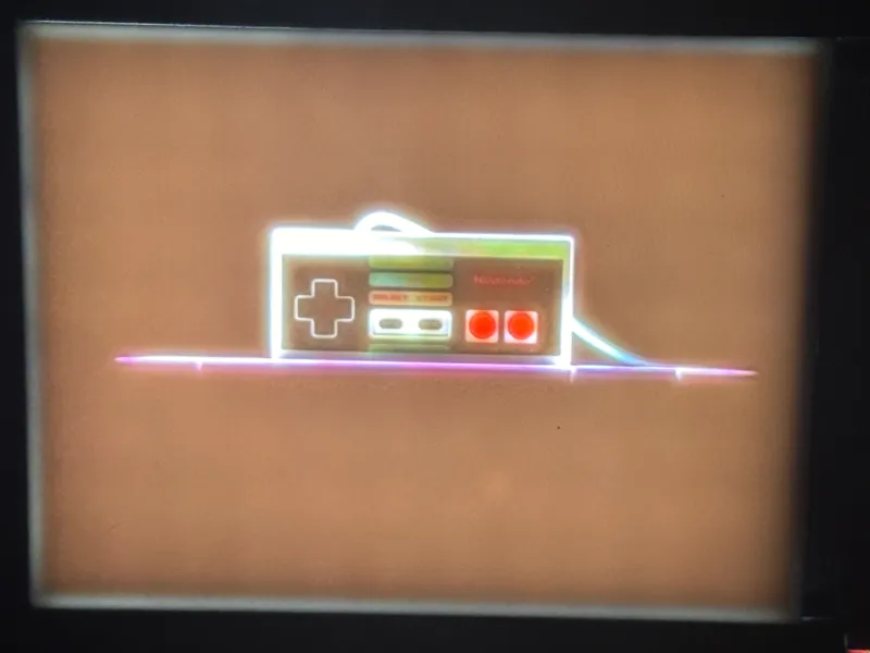 NES controller lithophane