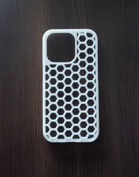 Coque iPhone 15 Pro — motif hexagone — photo 9