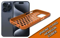 Coque iPhone 15 Pro — motif hexagone — photo 1