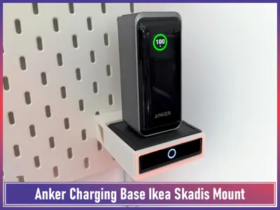 Anker Charging Base Ikea Skadis Mount