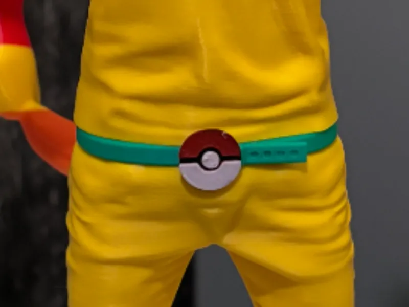 Belt and Buckle for Urban Charizard Model