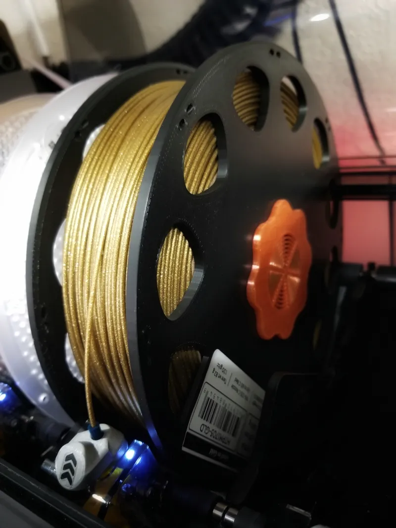 Proto-Pasta 500g AMS Spool Adapter with Centering Disc for Silica Gel Holder and Label