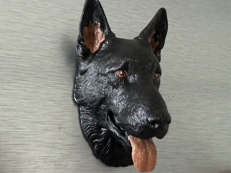 German Shepherd Dog Fridge Magnet