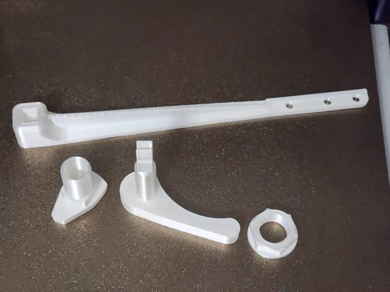 Toilet Handle and Toilet Arm Complete Replacement
