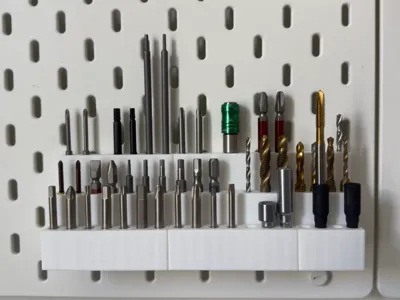 IKEA Pegboard Skaids Bit Holder Combination - 6.3mm Hex Socket