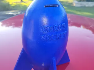 Rocket Piggy Bank