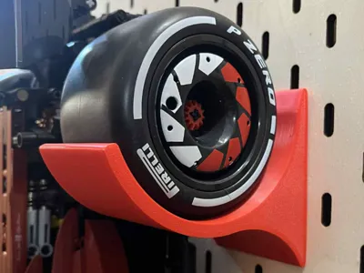 1:8 technic car skadis wall mount - universal