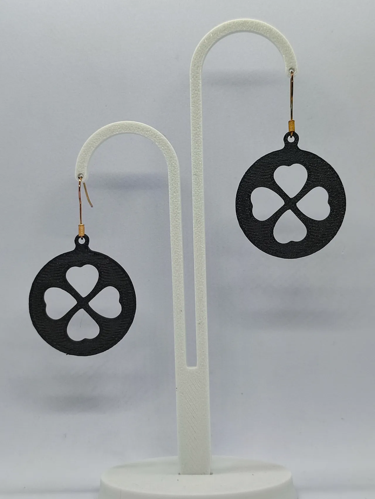Aretes Amor con Suerte view 3