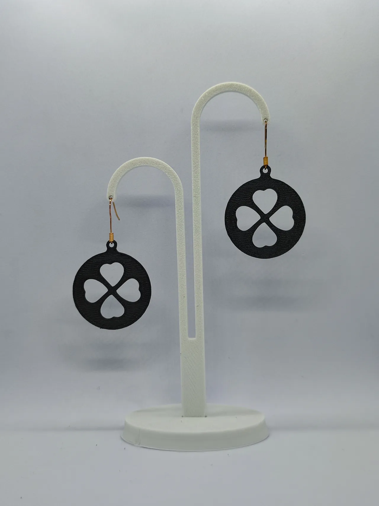 Aretes Amor con Suerte view 2