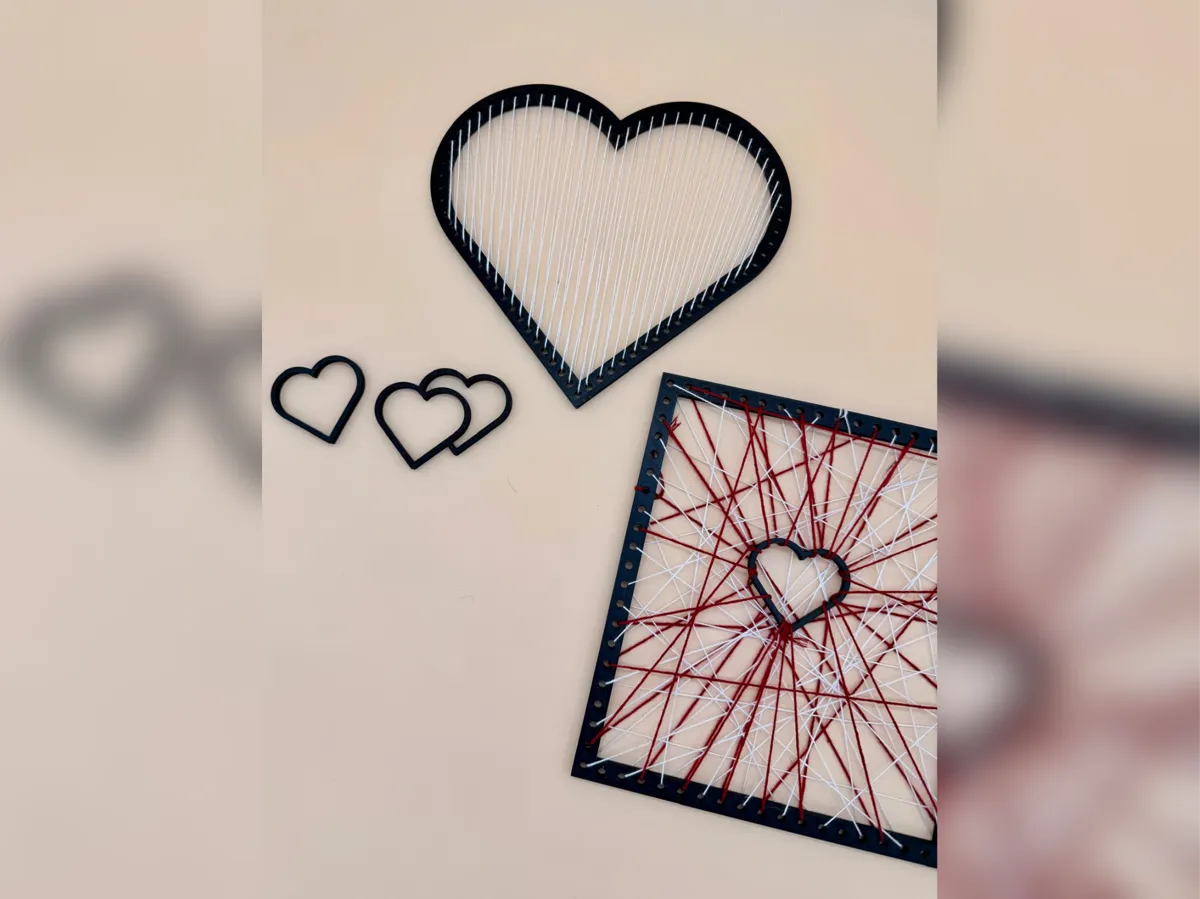 StringArt, but 3D printed - Free 3D Print Model - MakerWorld