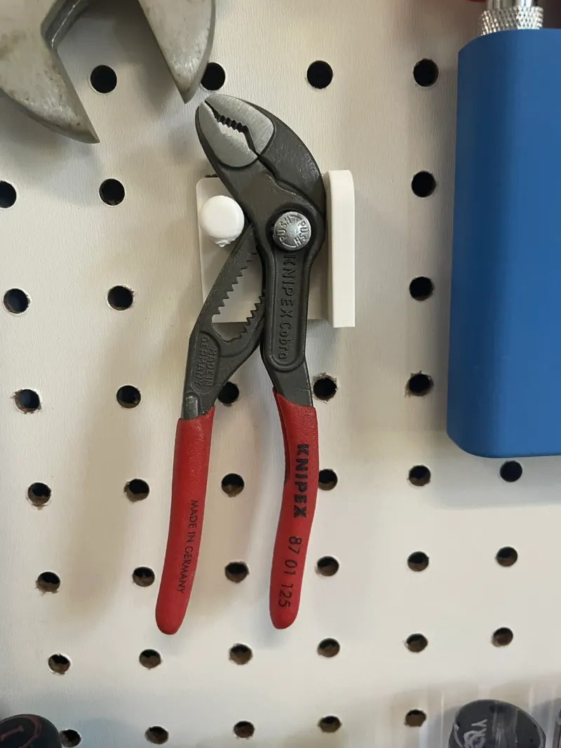 Knipex 125mm mini Cobra Pegboard Holder - soft peg