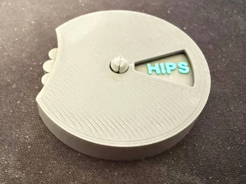 Filament mark wheel for storage box