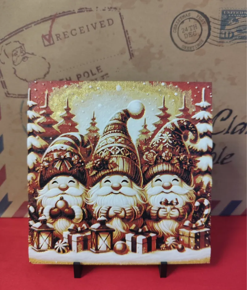 Christmas gnomes - HueForge