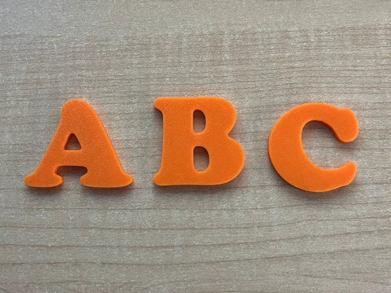 Moldes / Juguete de Letras del Abecedario 