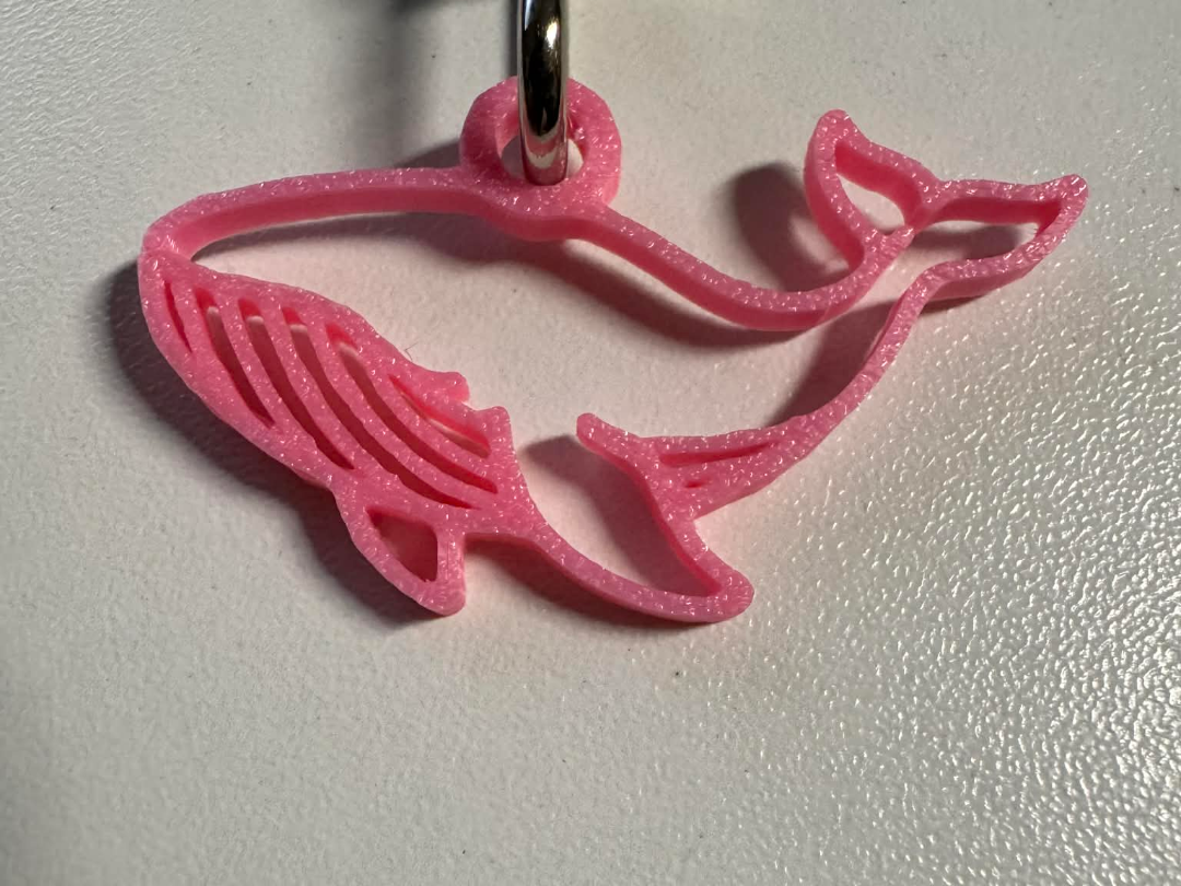 Whale Keychain Pendant 