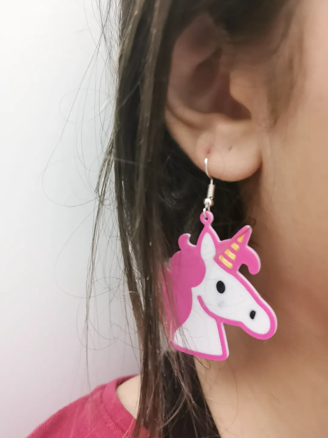 Multicolor Unicorn Earrings view 4