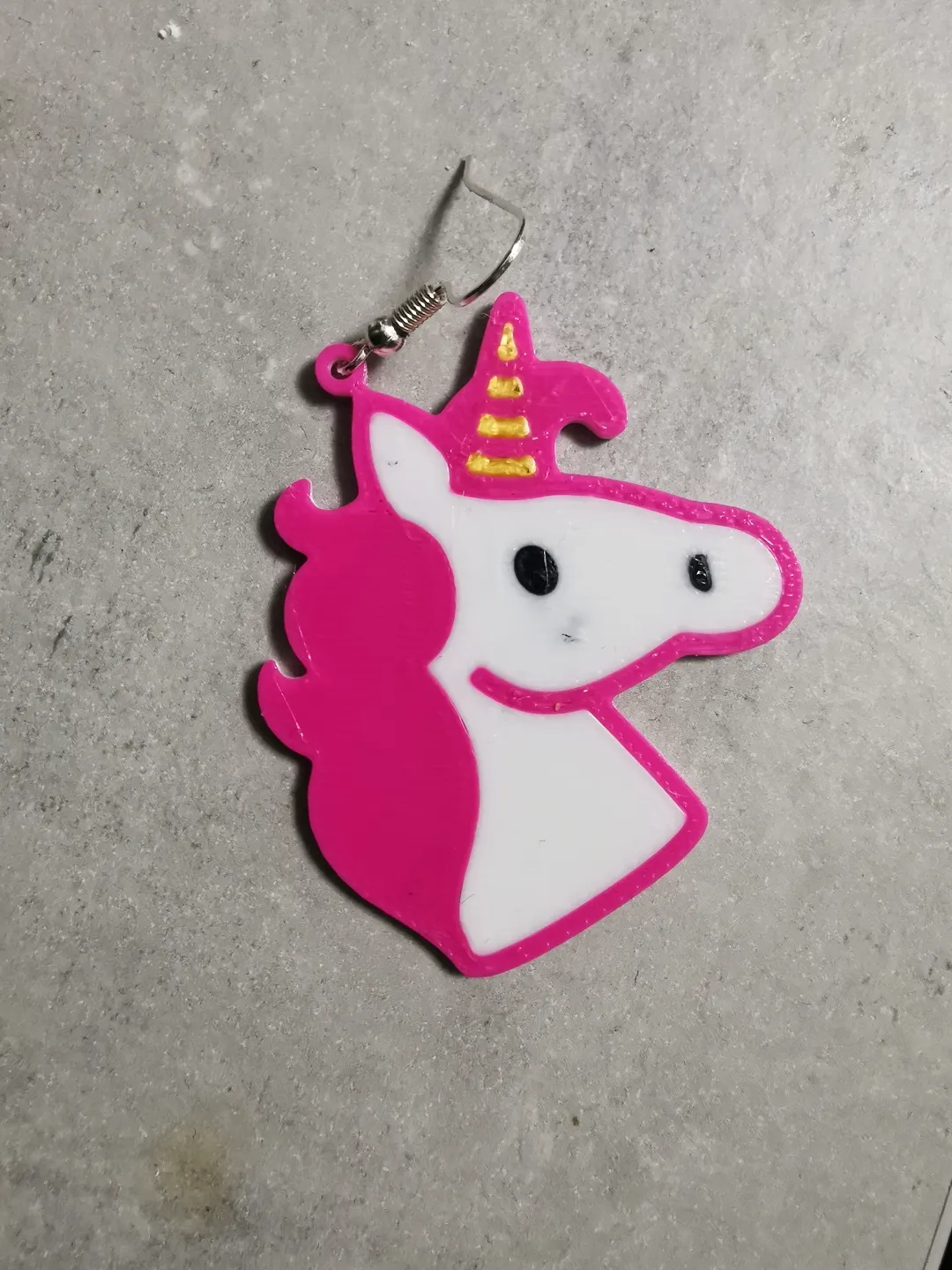 Multicolor Unicorn Earrings view 2