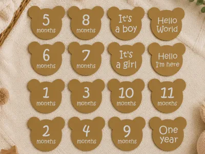 Milestone Signs – Teddy Bear PL