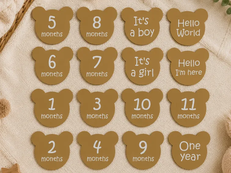 Milestone Signs – Teddy Bear PL