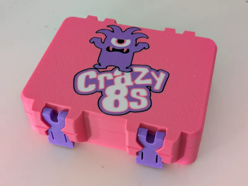 Crazy 8s Playing Card Storage Box