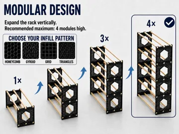Soporte: Modular Shoe & Boot Rack — vista de referencia 3
