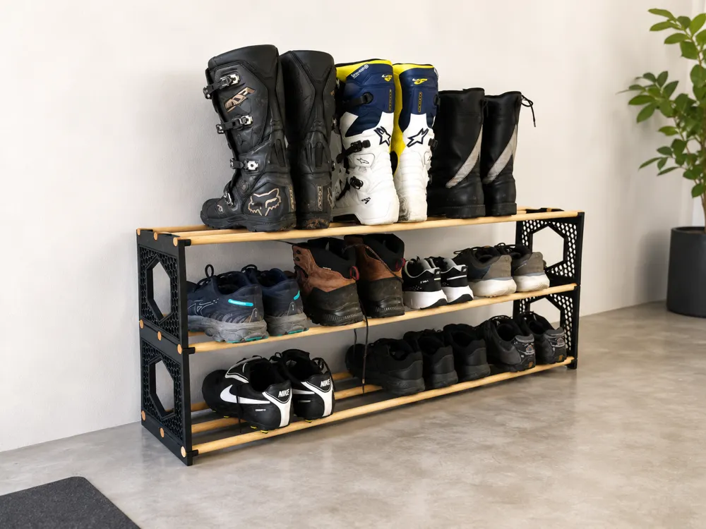 Soporte: Modular Shoe & Boot Rack. Referencia del modelo original.