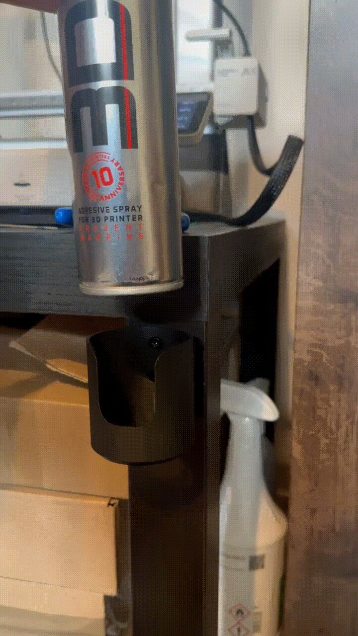 3DLAC Spray Holder – Wall-Mount Organizer