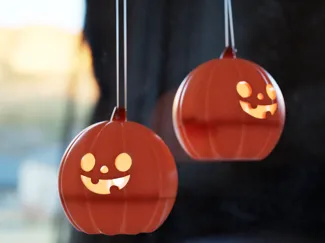 Hanging Pumpkin Lantern