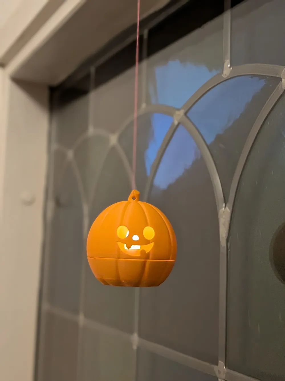 Hanging Pumpkin Lantern - Free 3D Print Model - MakerWorld
