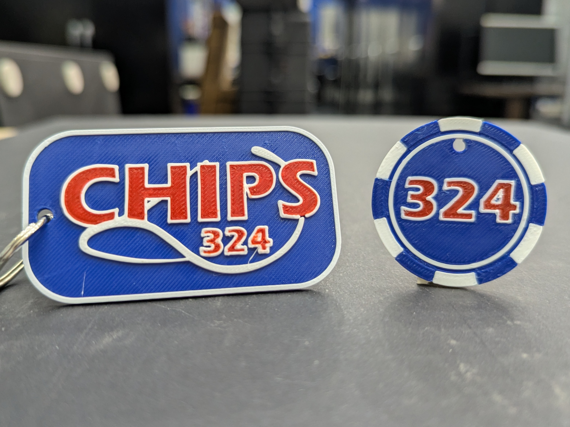 Chips FRC Team 324 Keychains