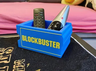BlockBuster remote holder - no supports