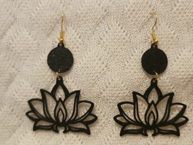 lotus earrings