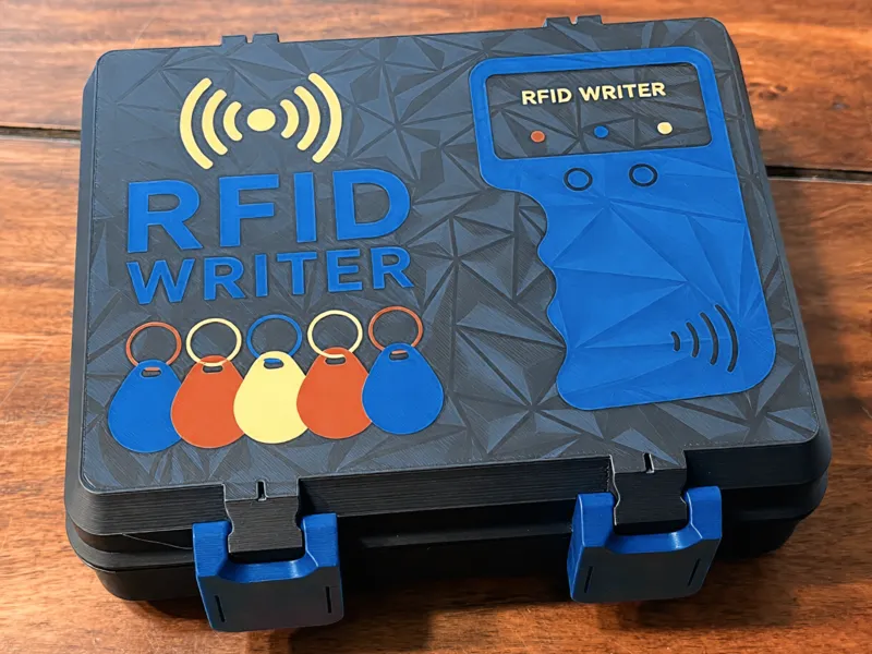RFID Writer & Tag Storage Box - Snaplock