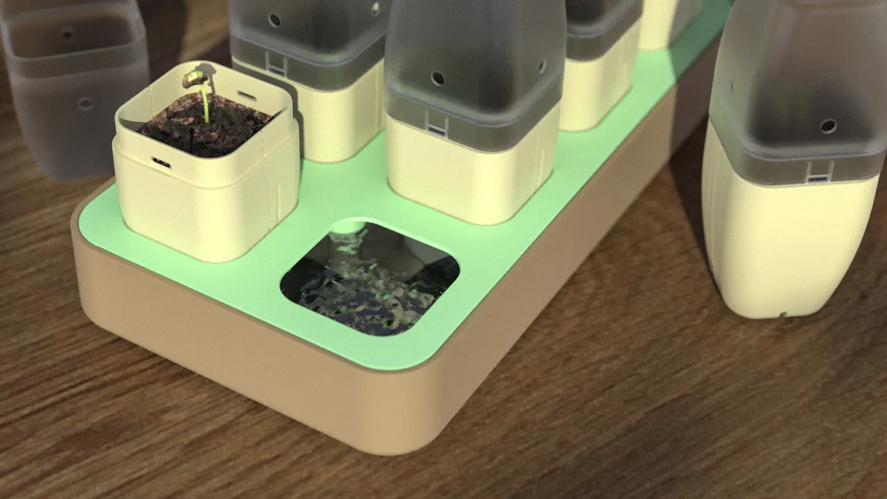 Self watering Seed starter view 2
