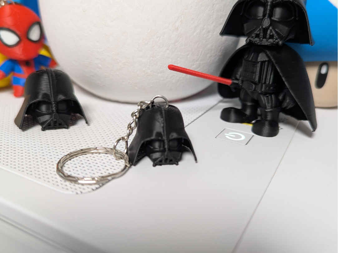 Darth Vader Head Keychain
