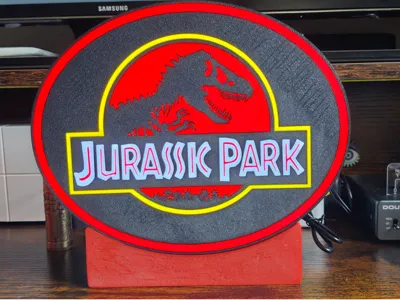 Jurassic Park Lightbox