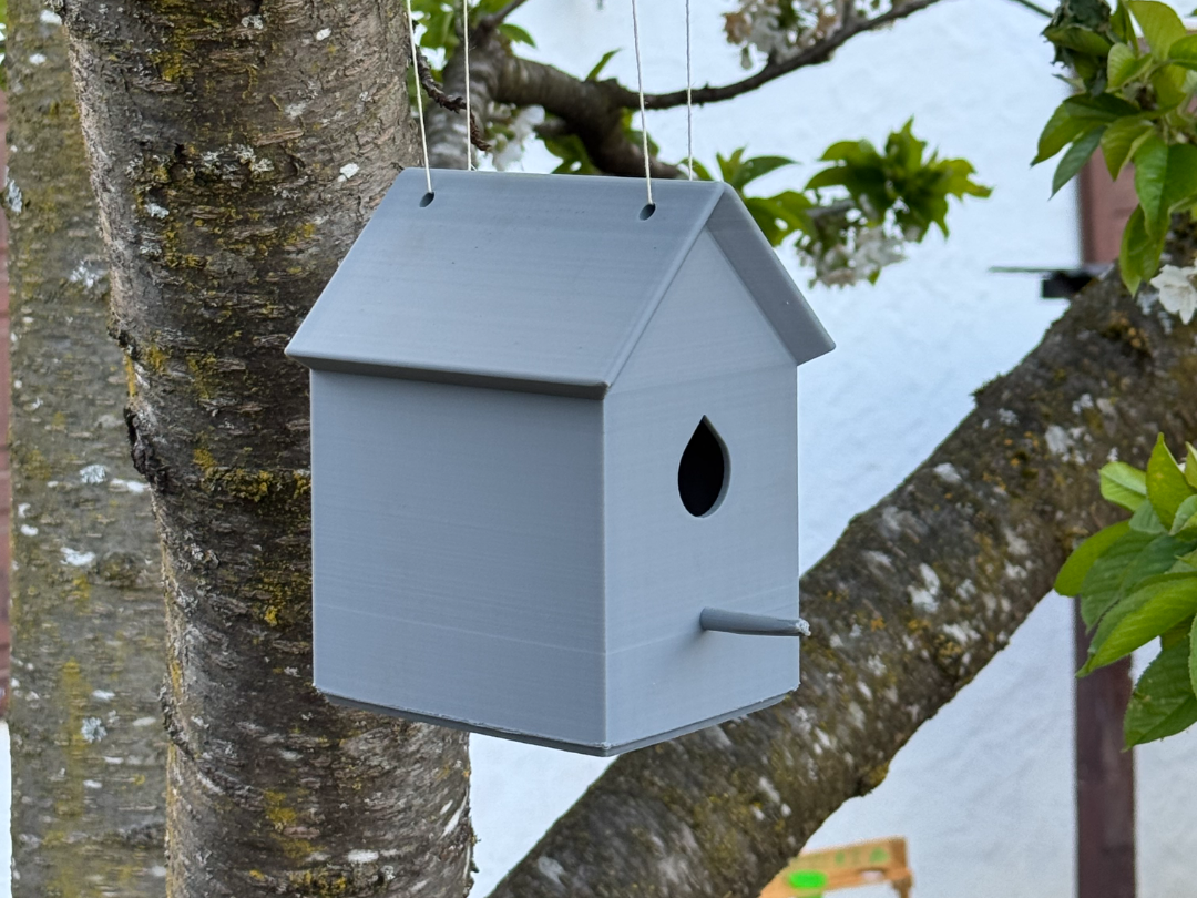 Klassisches  Vogelhaus 3d gedruckt