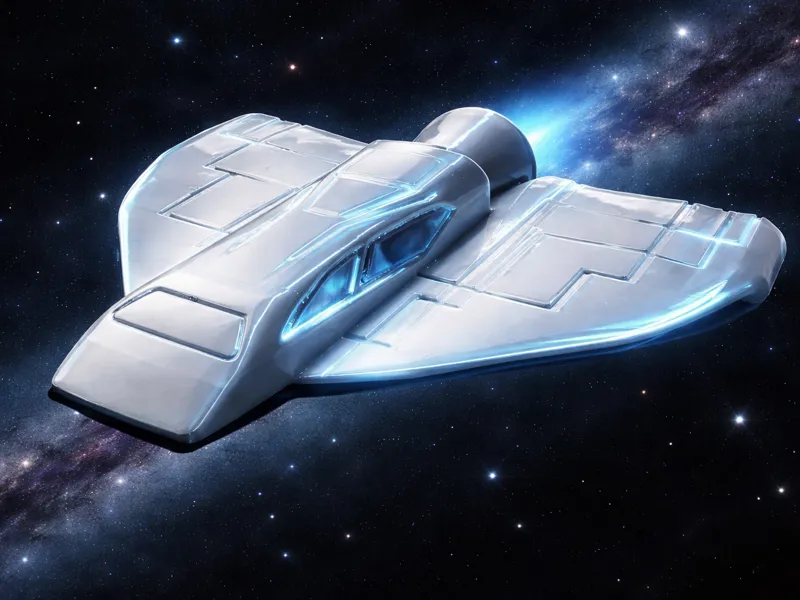 Futuristic Sci-Fi Spaceship