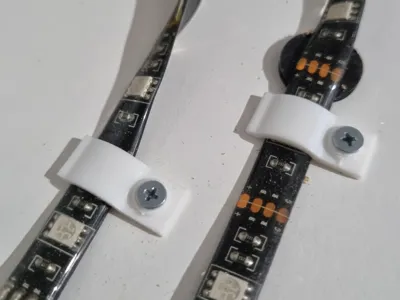 LED Strip Clips Round 10mm
