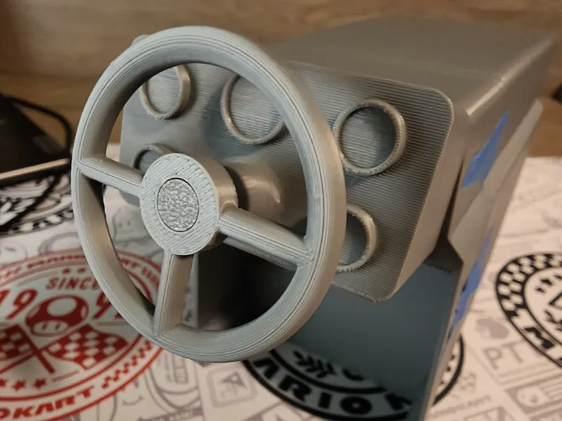 steering wheel and mount for pulling tractor