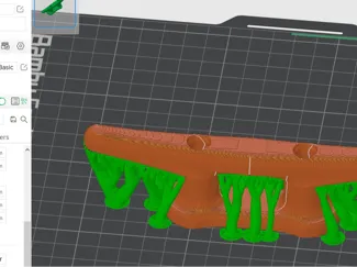 Simple Ship Cleat with center mount hole