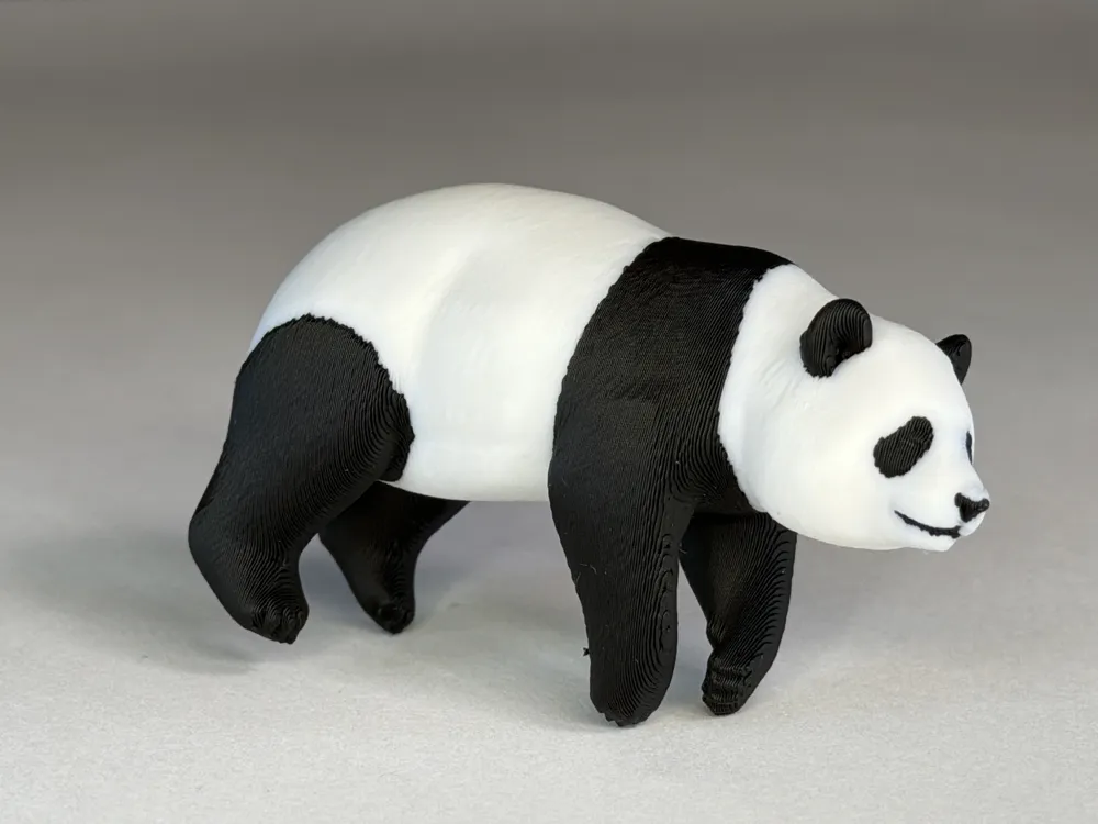Desk Pal Panda: Hanging Panda(Realistic Fur & AMS) - Free 3D Print ...