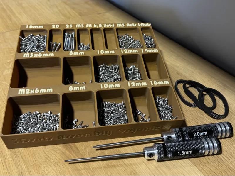 3Dsets Assembly Organizer