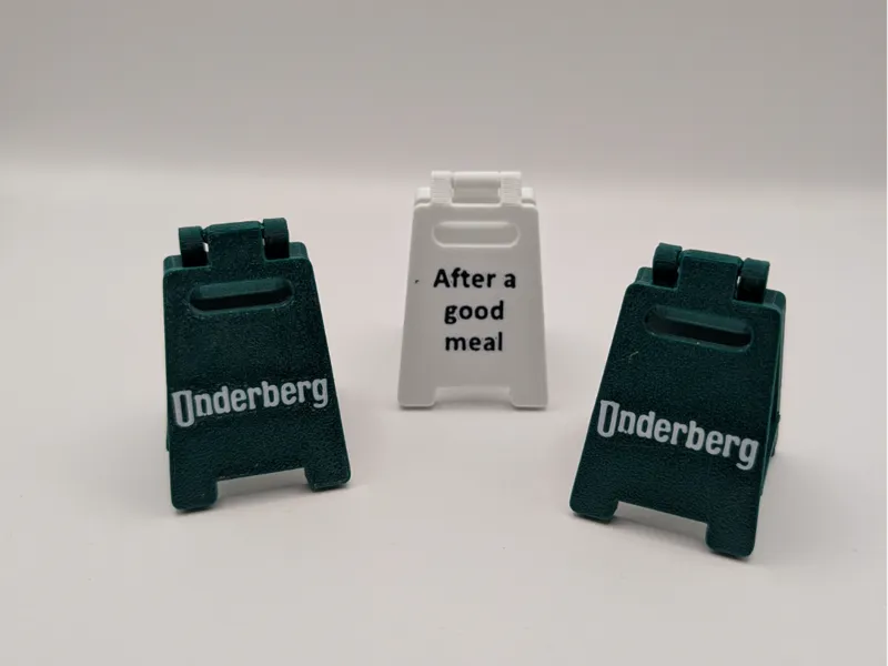 Flip-Sign Underberg, After a good meal