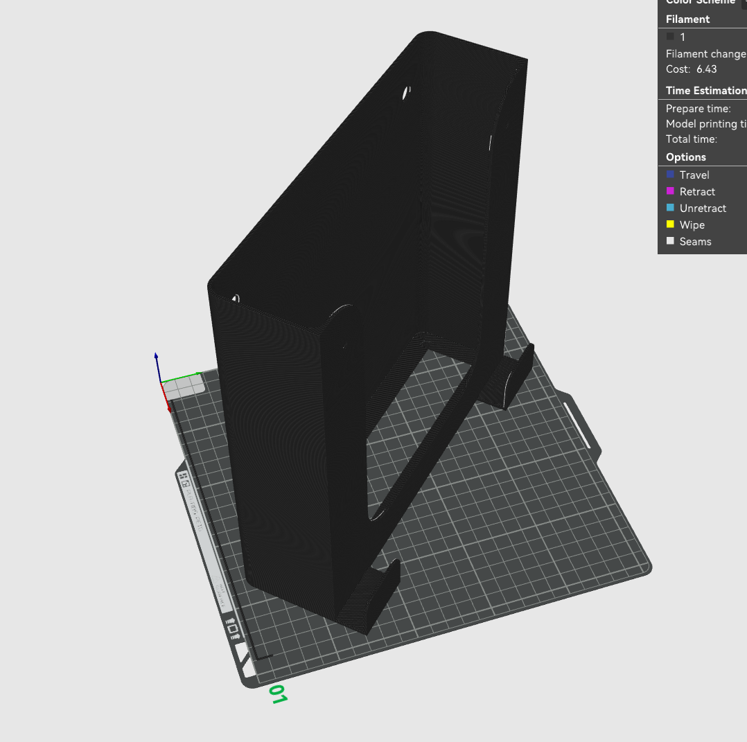Miniatura 2 do modelo 3D Under-shelf Roll Holder