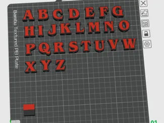 Letras Stranger Things A-Z | 2 Colores AMS