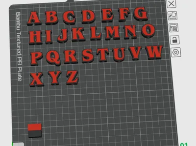 Letras Stranger Things A-Z | 2 Colores AMS
