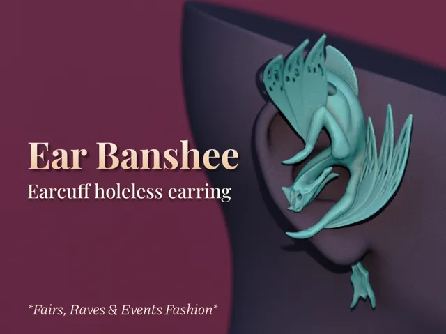 Ear Banshee - Earcuff Holeless Earring