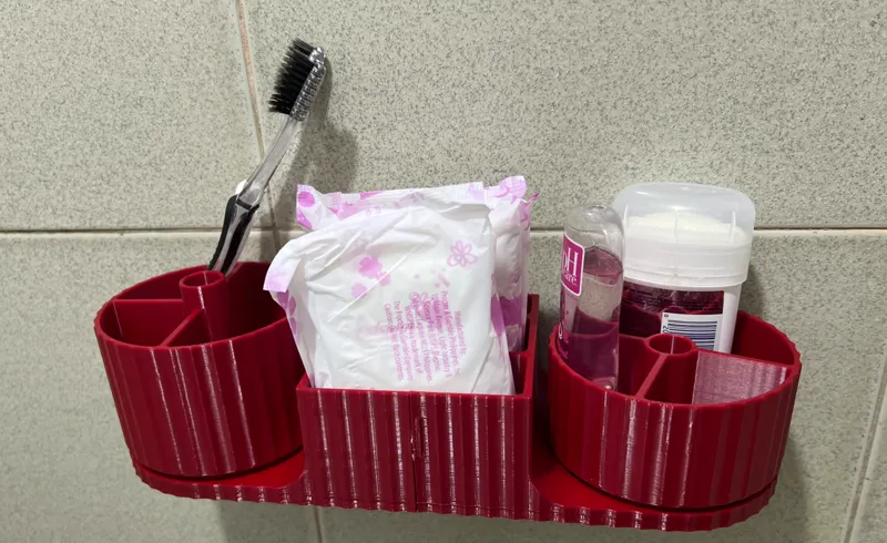 Spinning Bathroom Organizer:shelf mount, A1 Mini